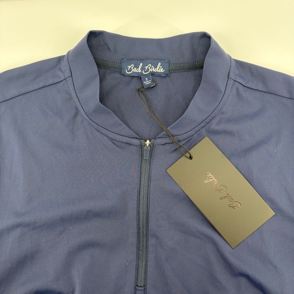 Bad Birdie Blade SL Sleeveless Golf Polo Dark Navy Blue Small BBWP003-128 NWT